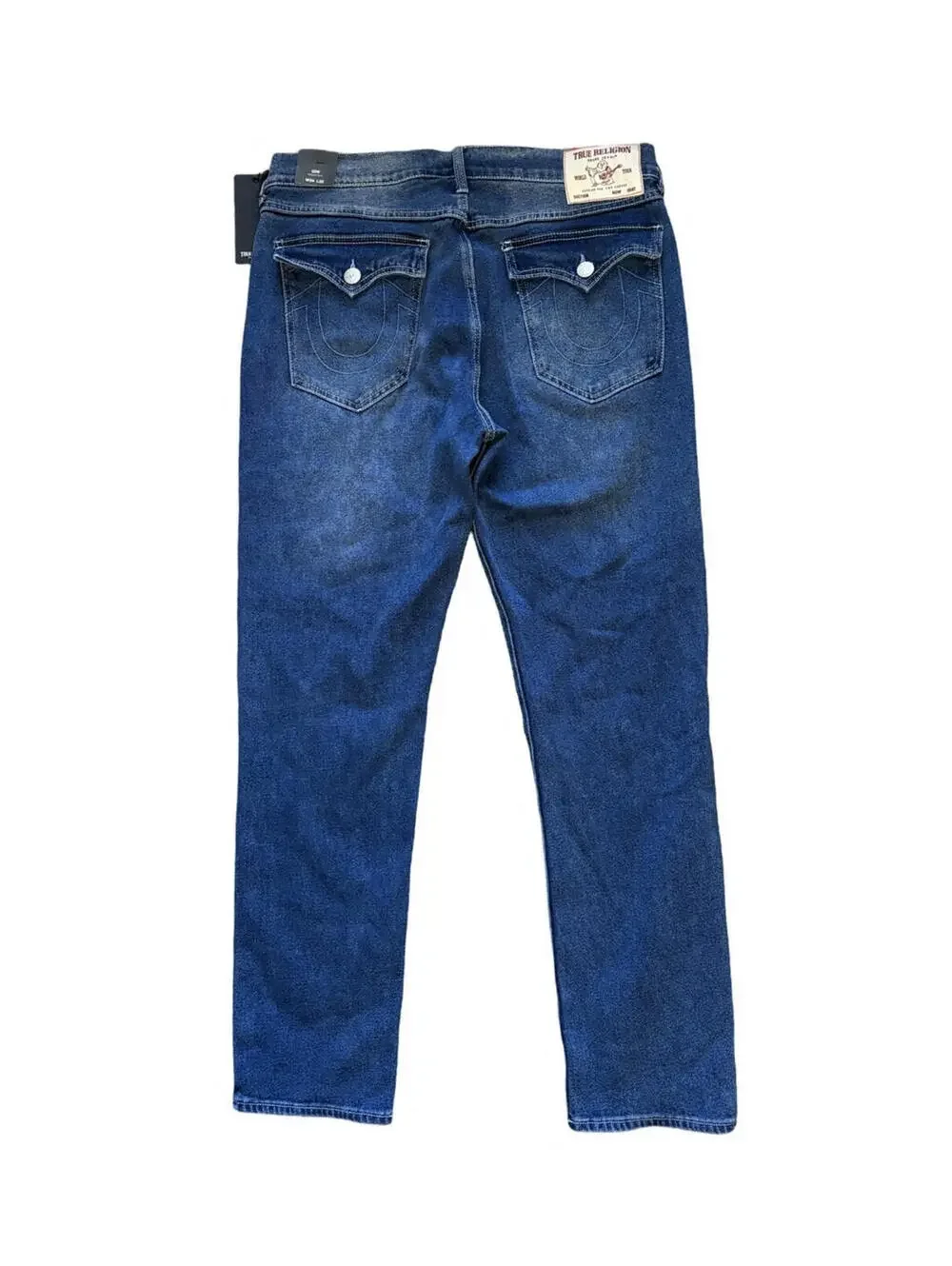True Religion Geno Relaxed Slim Flap Jeans Men’s Size 34x32 Harmonious Wash NWT